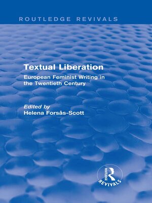 cover image of Textual Liberation (Routledge Revivals)